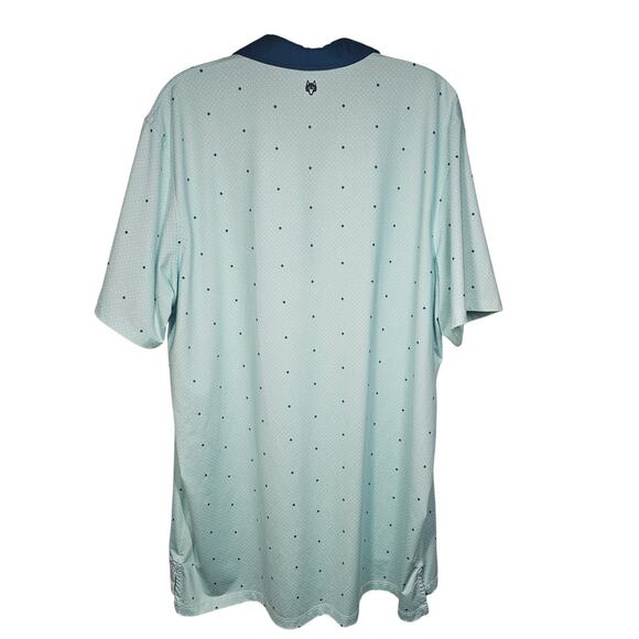 Greyson Performance Golf Polo Shirt All Over Wolf Print Mens XL - Picture 3 of 13